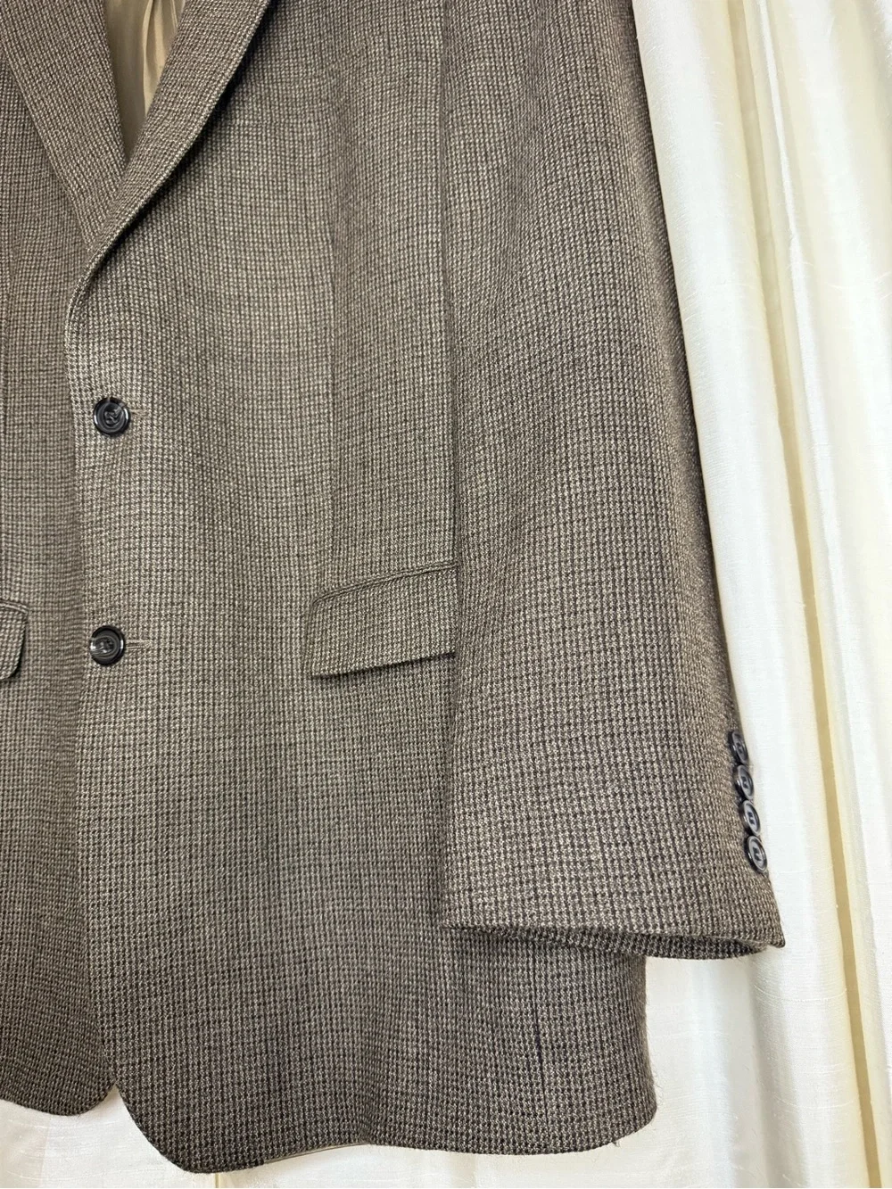 Ralph Lauren 100% Wool Houndstooth Sports Jacket- 42L